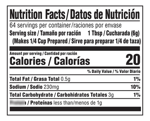 Mezcla Profesional De Salsa De Res Sin Gluten 12.66 Oz 6 Pie