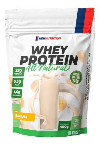 Whey Protein Concentrado All Natural Banana Newnutrition