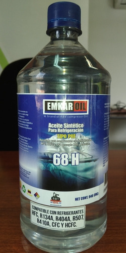 Aceite Sintético Poe Emkar Oil Iso 68 De Litro.