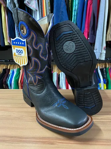 Texana sales preta masculina