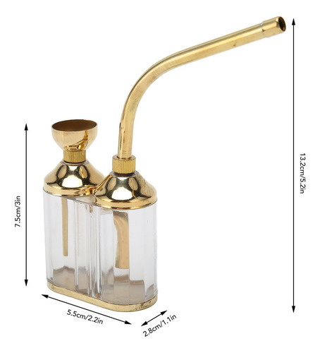 Mini Filtro Portátil Para Cachimba De Metal Acrílico Apto Pa