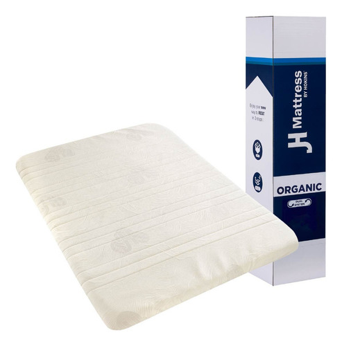 Sobrecolchon / Colchoneta 8cm | Organic (matrimonial) Hokins Color Blanco Liso