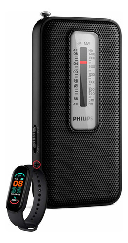 Radio Portátil Philips Tar1506 Fm/mw Analógica Clásica + Sm