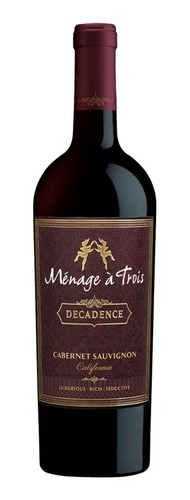 Ménage À Trois Decadence Cabernet Sauvignon 750 Ml