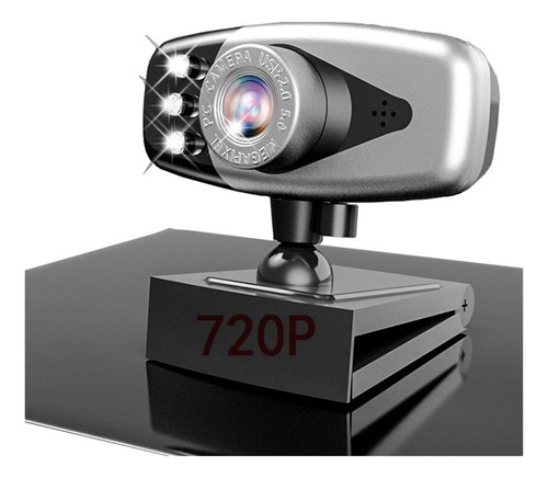 Cámara Web Usb 720p/1080p Con Micrófono Y Enfoque Manual