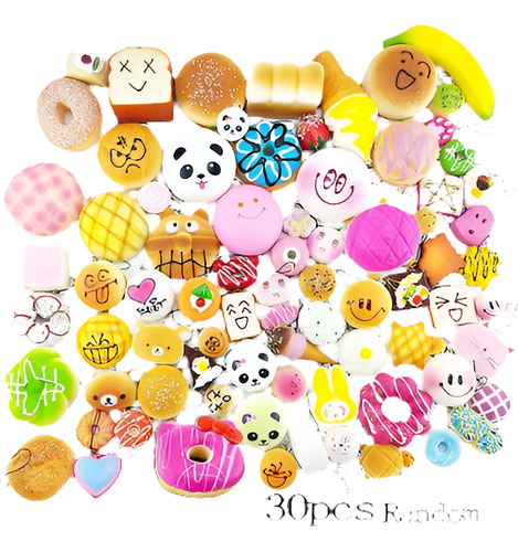 30pcs Jumbo Medium Mini Squishies Al Azar Panda / Hello Kitt