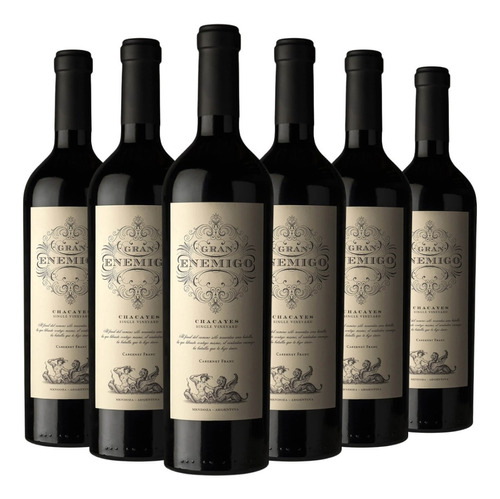 Vino Gran Enemigo Chacayes  Caja X 6 X 750ml. - -