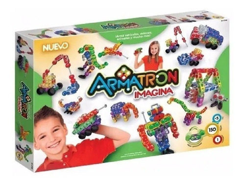 Armatron Imagina 150 Piezas 01-0765 Construccion Edu Full 