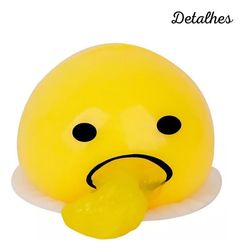 4 Bolinhas Eca Ball Divertida Squishie Aperta Sai Slime