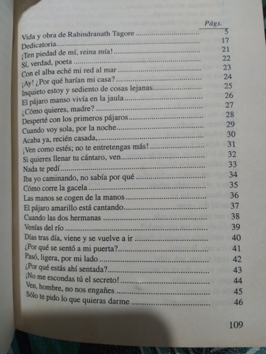 El Jardinero: Rabindranath T. Tagore - Nuevo (Usado)