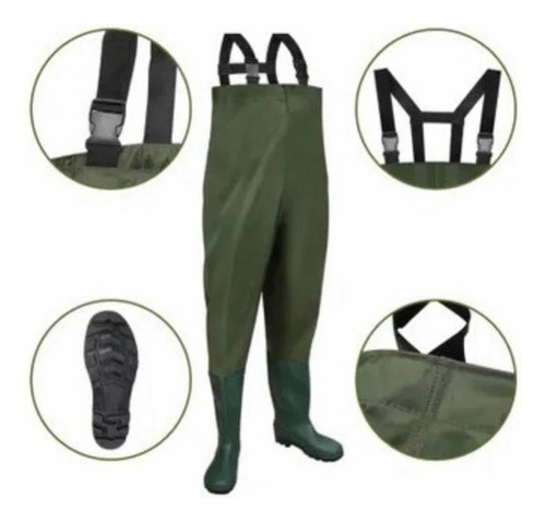 Waders Traje De Pesca Con Botas Impermeables Pescador