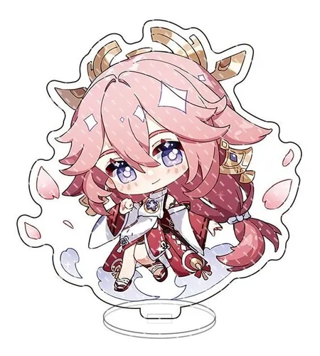comprar Figura Yae Miko Chibi Acrílico | Genshin Impact