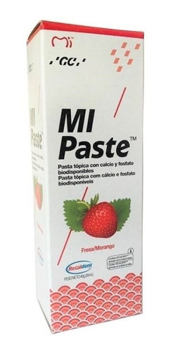 Mi Paste Recaldent Sabor Fresa 40gr