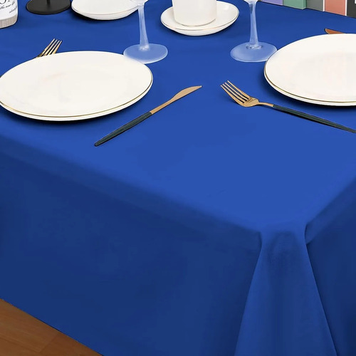 3unidades Mantel Rectangular Decoración Fiesta Hogar 3mx1.5m Azul