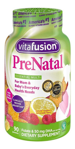 Prenatal  Vitafusion 90 Gomas - Unidad a $4288