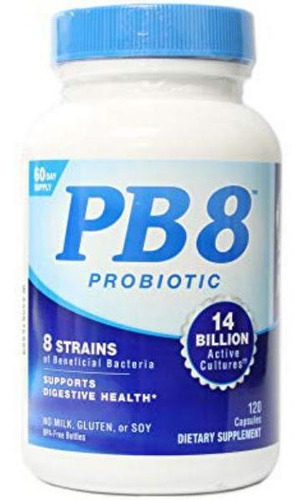 Nutrición Ahora Pb 8 Ácido Probiótico De Por Vida - 120 Cáp