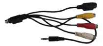 Comprar S-video 8 Pines A 3 Rca Hembra, S-video 4 Pines Y Jack 3.5mm