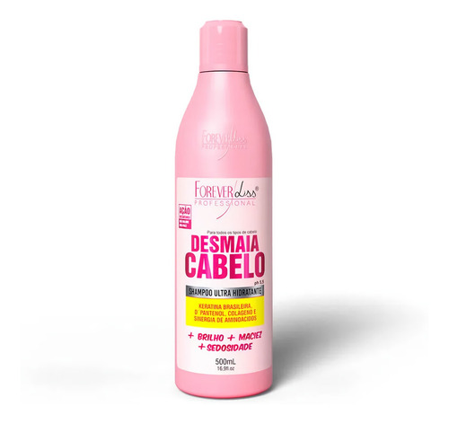 Shampoo Desmaia Cabelo Ultra Hidratante Foreverliss Original