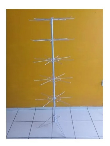 Imagen 4 de 4 de Gancho Blister Exhibidor Alto Giratorio Araña De Piso