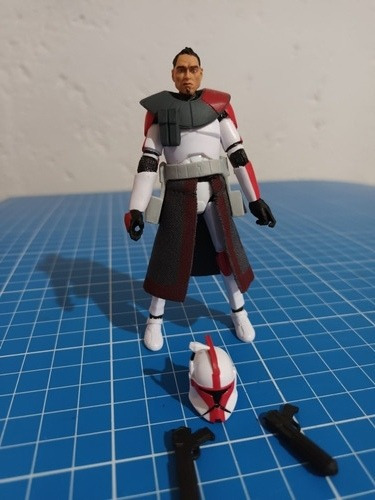 Arc Trooper Captain  Clone Wars  Vc213 Loose 