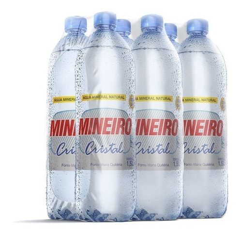 Água Mineral Mineiro 1,5litros S/gás Pack 6x1