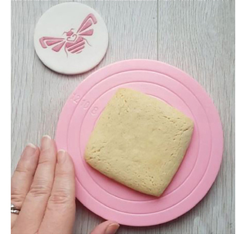 Aleissi Base Giratoria Mini Decorar Pastel Galletas Fondant 14 Cm