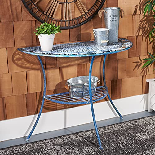 Outdoor Collection Genson Antique Iron End Table Pat502...