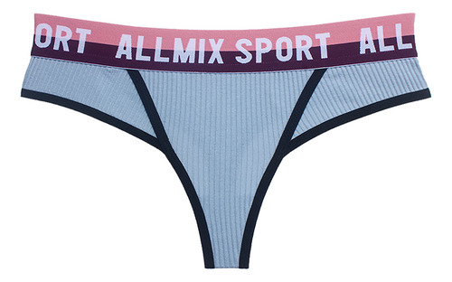 Bragas Deportivas A Rayas Para Mujer, Cómodas, Cintura Baja,