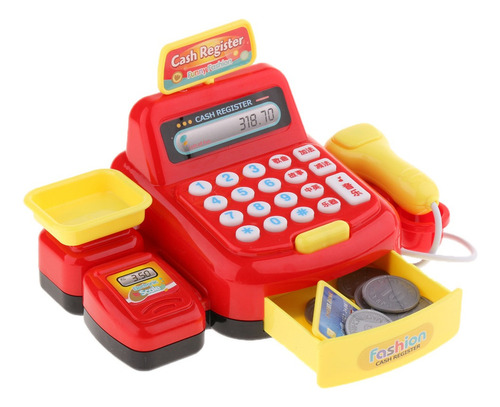 Máquina De Juego De Simulación De Compras Toy Cash Register