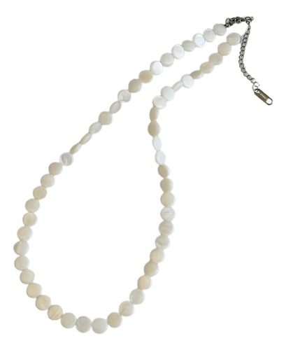 . Collar De Conchas (2 #mold), Estilo Playa Natural, Con