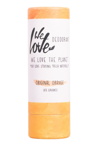 We Love The Planet Original Orange Barra Bicarbonato 65 Gr