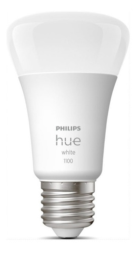 Imagen 1 de 7 de Philips Hue Lampara Led E27 Blanco Cálido 9.5w 1100 Lm