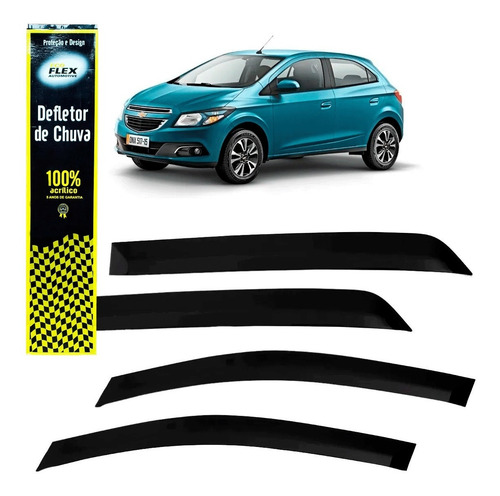 Defletor Calha De Chuva Chevrolet Onix Joy 2012 A 2019