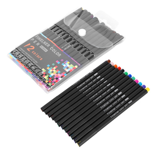 Accesorios De Dibujo: Bolígrafos De Punta Fina De 0,4 Mm