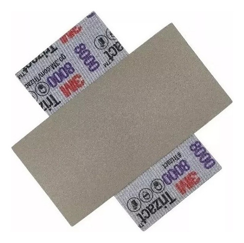 Kit Com 5 Folha Lixa Trizact 8000 70mm X 140mm