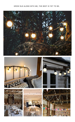 Guirnalda De Luces Led G50 Para Decoración De Guirnaldas Nav