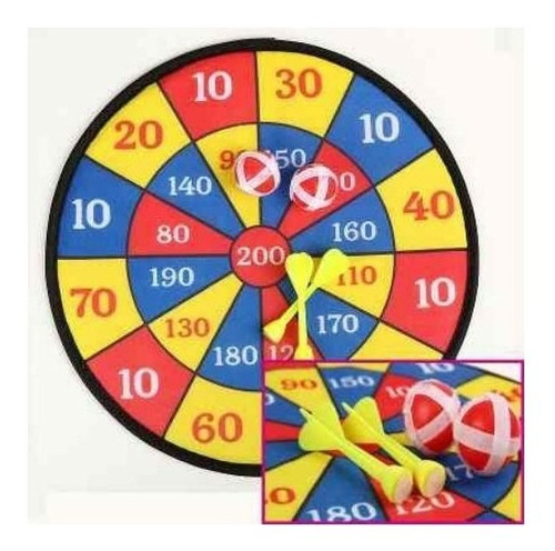 Imagen 1 de 5 de Juego De Tiro Al Blanco Con Pelotitas De Velcro Seguro