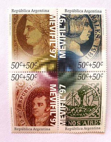 Filatelia Argentina Mevifil 97 Mint 4 Valores