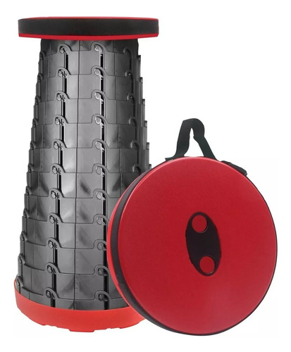 Taburete Plegable Silla Telescópica Portátil Retráctil