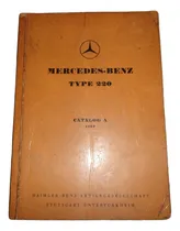 Comprar Mercedes Benz 220 1952  Manual Catalogo Despiece