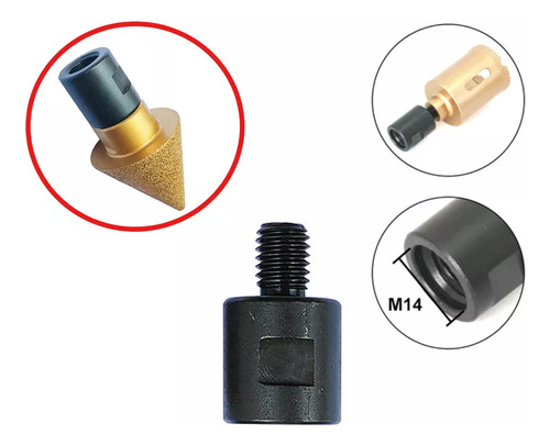 1 Angular Amolator Interface Connector M14 A M10