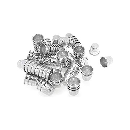 80 Pcs Metal Sewing Quilting Thimbles For Diy Craft Fin...