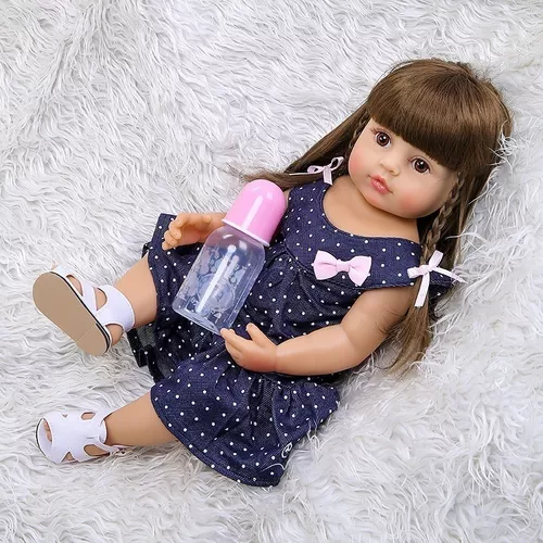 Bebê Reborn Betina 100% Silicone 55cm [LANÇAMENTO 2020] 