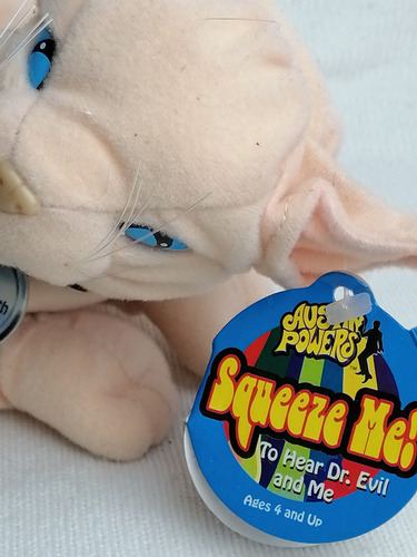 Peluche Original Gato Mr. Bigglesworth Austin Powers Squeeze (Usado)