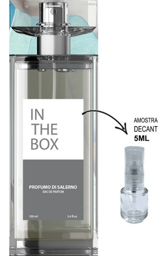 Imagem 3 de 3 de Decant 5ml - Profumo Di Salerno Inthebox Amostra Vidro Spray