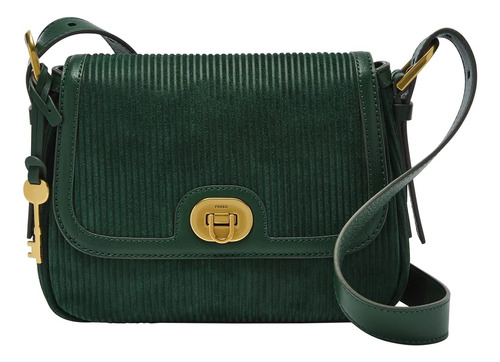 Bolsa  Fossil Zb18 Verde Pino