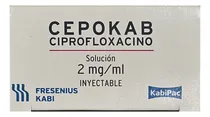 Comprar Ciprofloxacino Sol 2mg\u002F1 Ml (200mg), 10 Frasco Ámpula 100 Ml