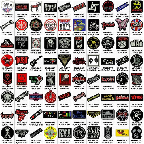Kit C/ 15 Pçs Patch Bordado Motociclista Motorcycles Moto