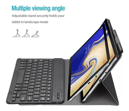 Funda+teclad+ratón For Lenovo Tab M8 Hd 2ª Gen 8.0 Tb-8505