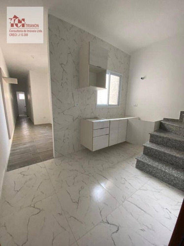 Imagem 4 de 8 de V. Guiomar - Aptº Cobertura S/ Cond - 92m² A.u. - 2 Dormitórios - 1 Vaga - Co0361